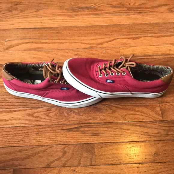 Vans Other - Vans Low Canvas Sneakers Men’s 12 Red / Brown